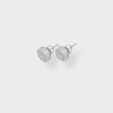 925 ICED BIG BOY STUD EARRINGS